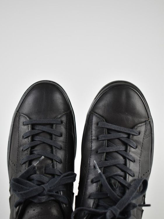 Converse One Star Platform Ox, Gr.41, schwarz, Leder - 2ND STORY