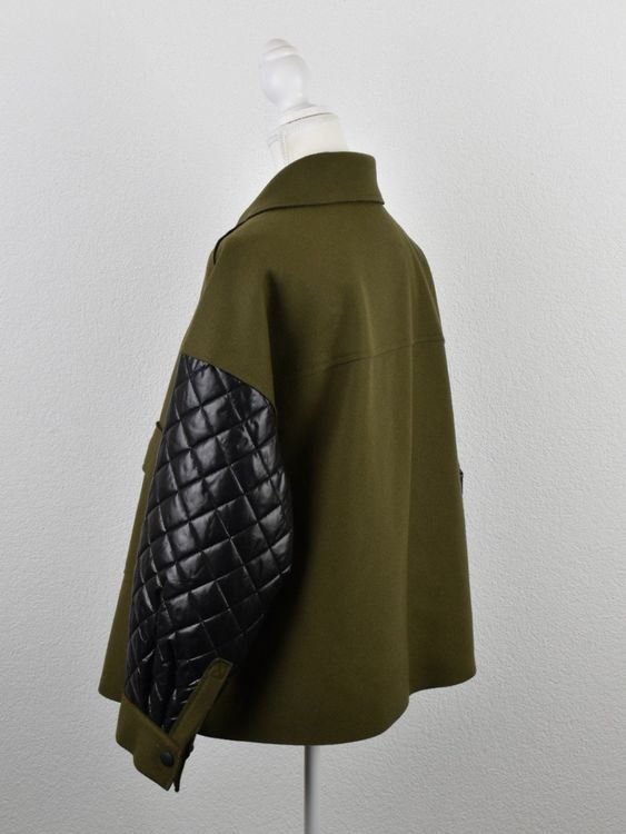 Erika Cavallini Jacke, Gr.34-38 (IT40) oversized, 80% Wolle - Jacke - 2ND STORY