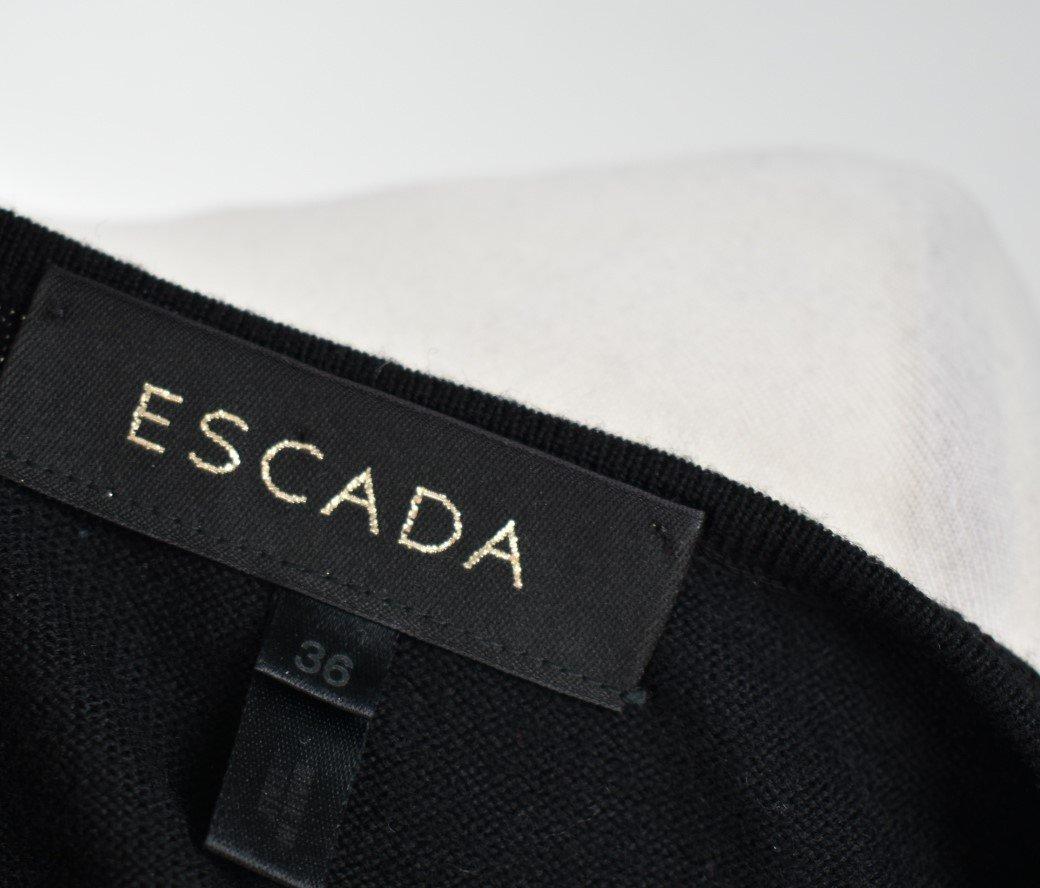 Escada Kurzarm Strickpullover Gr.36 100% Schurwolle
