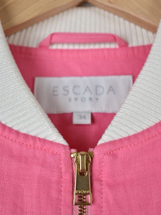 Escada Sommerjacke Gr.34, 100% Leinen, neuwertig, pink - 5
