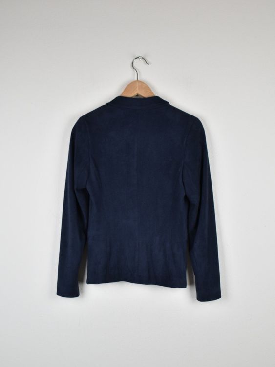 Esprit Blazer, Gr.32/34, dunkelblau, Wildlederoptik