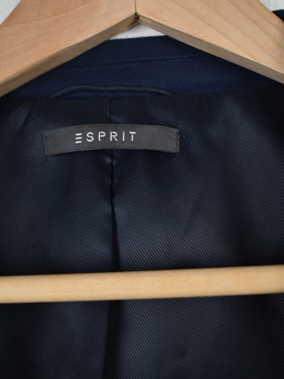 Esprit Blazer, Gr.32/34, dunkelblau, Wildlederoptik - 2ND STORY