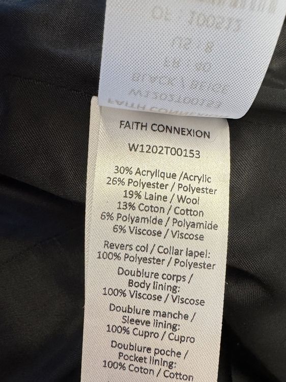 Faith Connexion Blazer Gr.38 (FR40), neuwertig