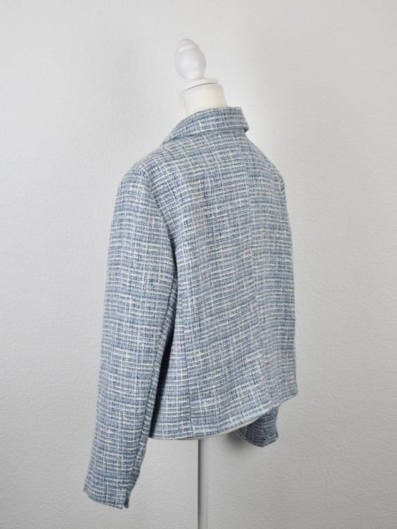 Gerry Weber Blazer, Bouclé Optik, blau, Gr.46 - Blazer - 2ND STORY