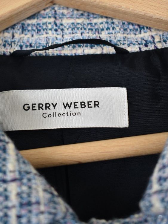 Gerry Weber Blazer, Bouclé Optik, blau, Gr.46 - Blazer - 2ND STORY