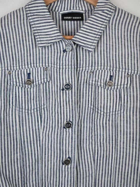 Gerry Weber kurze Leinenjacke Gr.36, neuwertig