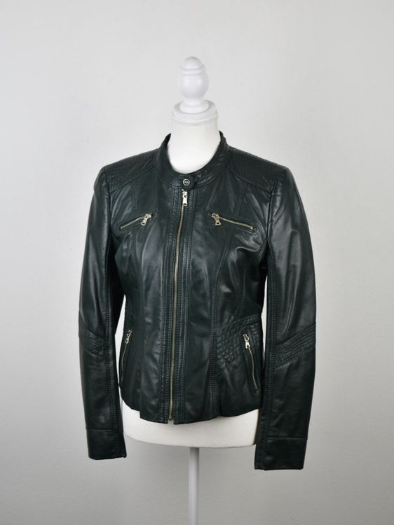 Gerry Weber Lederjacke, dunkelgrün, Gr.36, ungetragen - Lederjacke - 2ND STORY