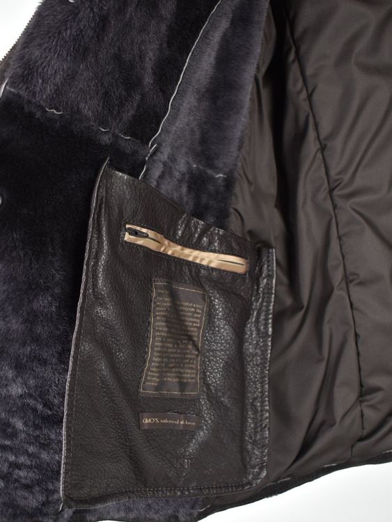 Gimo's Winterjacke Gr.54, mit Leder & Lammfell, neuwertig