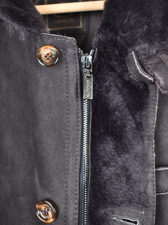 Gimo's Winterjacke Gr.54, mit Leder & Lammfell, neuwertig