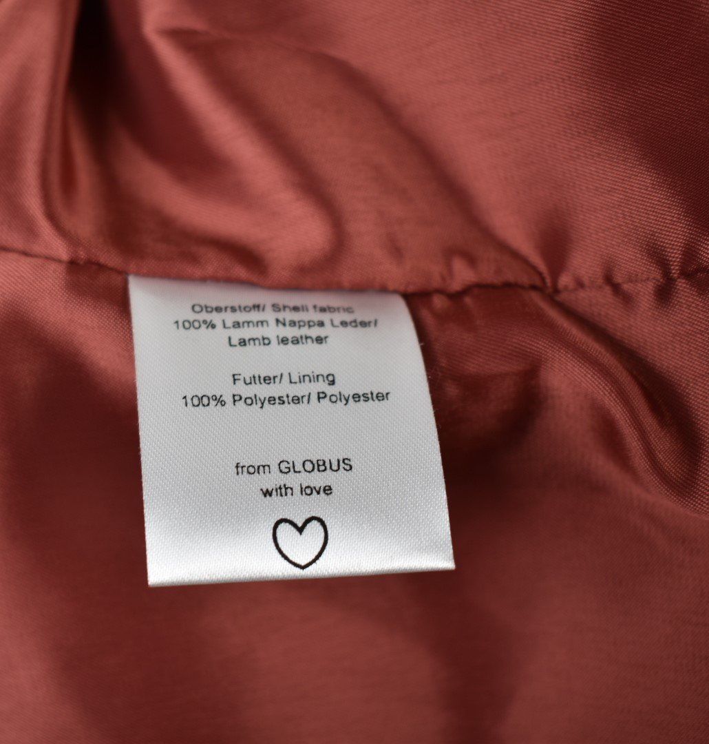 Globus Lammnappa Lederjacke, neuwertig Gr.38