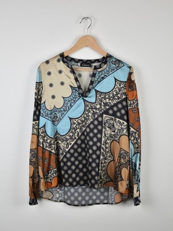 Grace Seidenbluse Gr.S, neuwertig - 2ND STORY