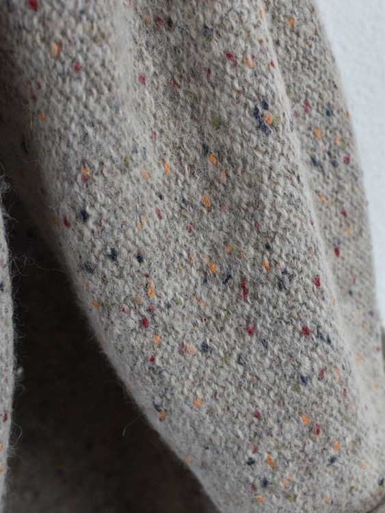 Gran Sasso Poncho Pullover, beige meliert, Gr.40/42 - Pullover - 2ND STORY