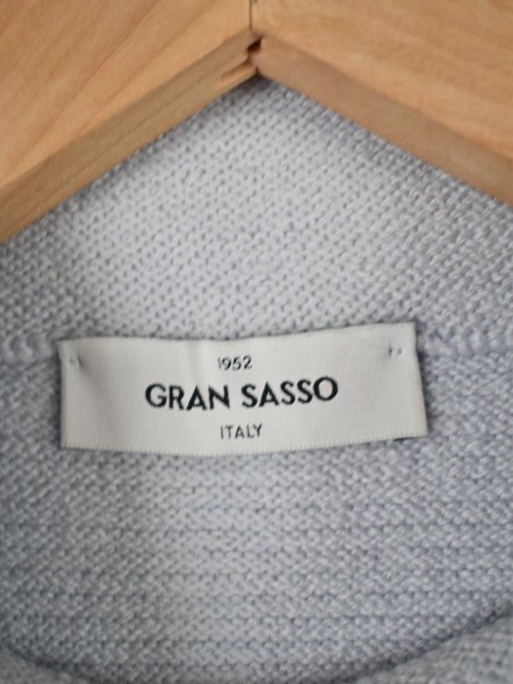 Gran Sasso Pullover, Gr.36 (42), 100% Wolle, hellblau - 2ND STORY