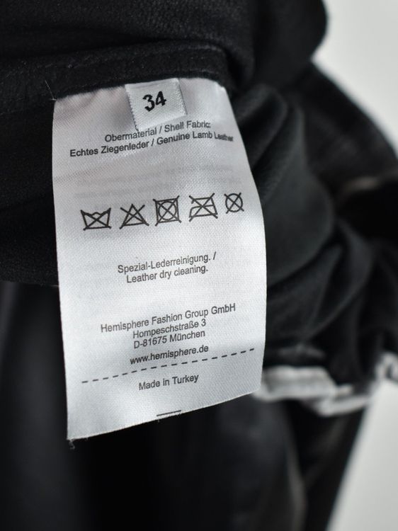 Hemisphere Lederhose Gr.34, schwarz - 2ND STORY