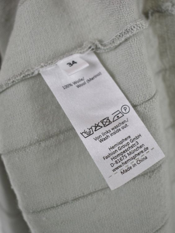 Hemisphere Stricktop Gr.34, 100% Wolle, neuwertig