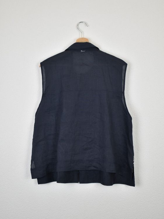 High use Leinenbluse, blau, Gr.42/44, neuwertig - Bluse - 2ND STORY