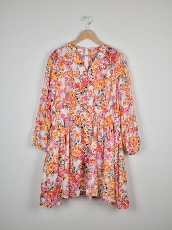 In Linea Kleid Gr.44, Leinen/Baumwolle, neuwertig