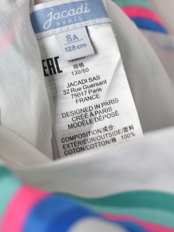 Jacadi Paris Sommerkleid, Gr.128, 100% Baumwolle - Kleid - 2ND STORY