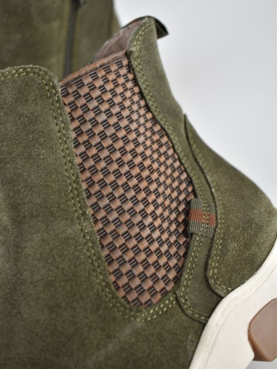 Jana Boots Gr.38, Wildleder, dunkelgrün | 2ND STORY