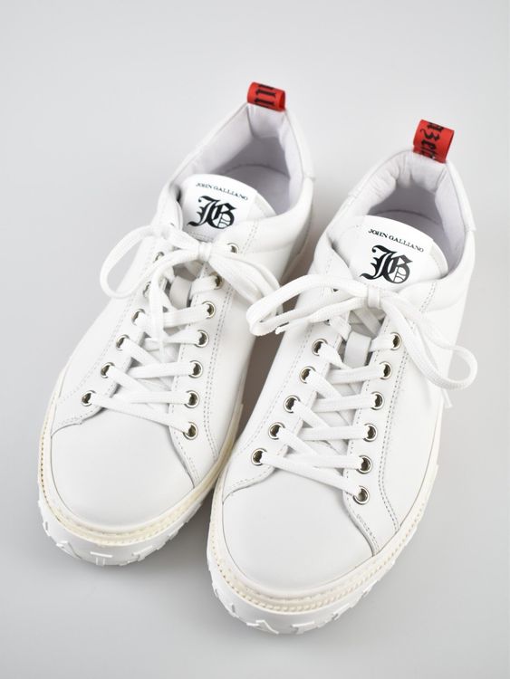 John Galliano Sneaker Gr.40/40.5, ungetragen, weiss - 2ND STORY