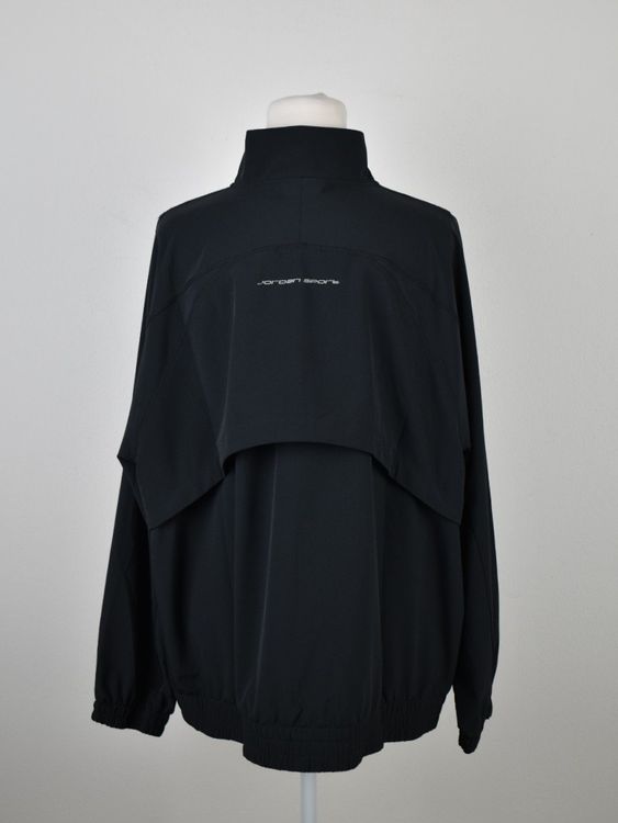 Jordan Jacke aus schwarzem Webstoff Gr.L, neuwertig - 2ND STORY