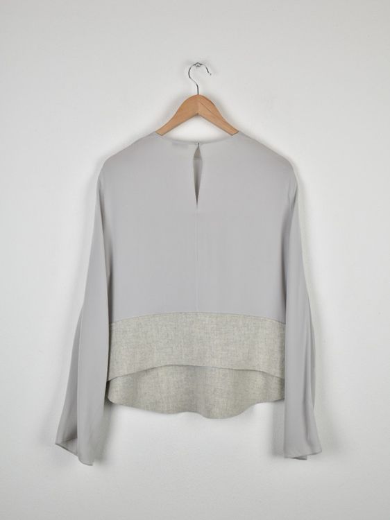 JOSEPH Seidenbluse, grau, Gr.38 - Bluse - 2ND STORY