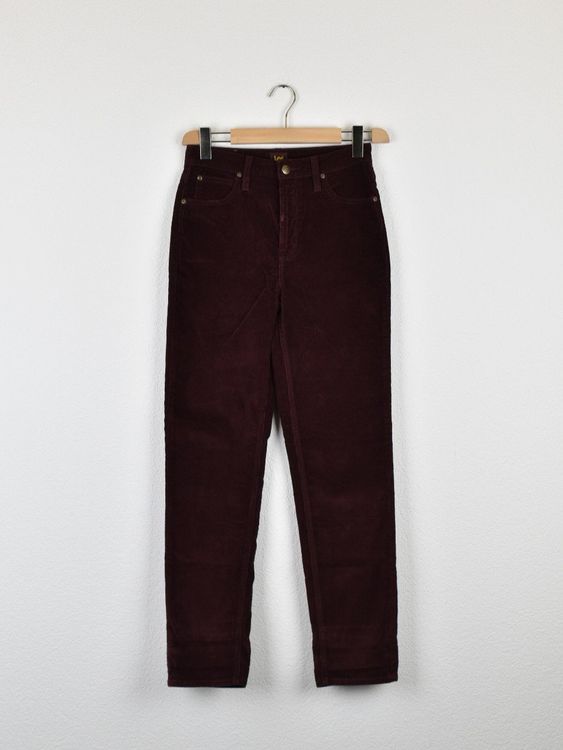 Lee "Carol" Hose, Cord, Gr.28/35, burgundy - Hose - 2ND STORY