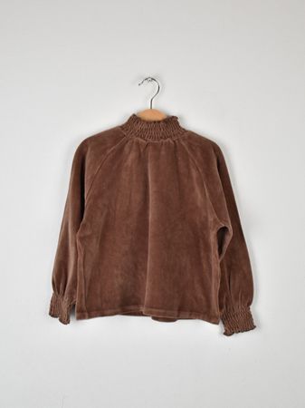 Liilu Pullover, Samtoptik Gr.104, 100% Baumwolle, neu - Pullover - 2ND STORY