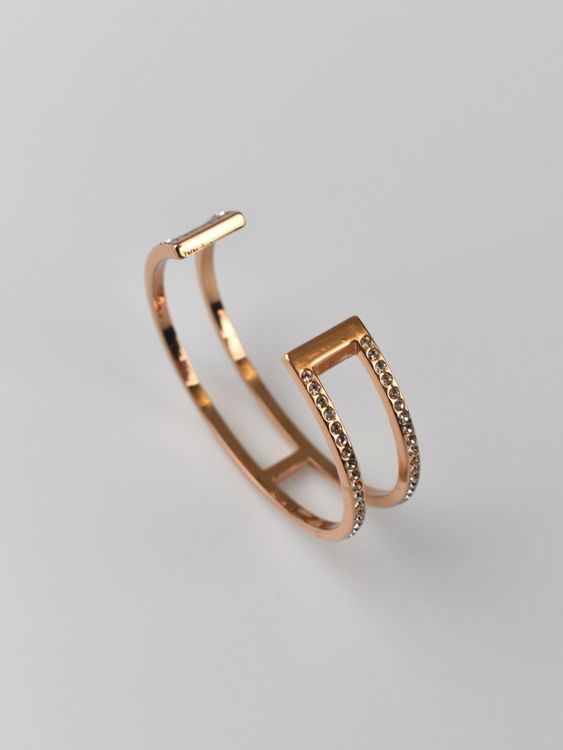 Lolaandgrace Armband, roségold, Edelstahl mit Steinchen - armband - 2ND STORY