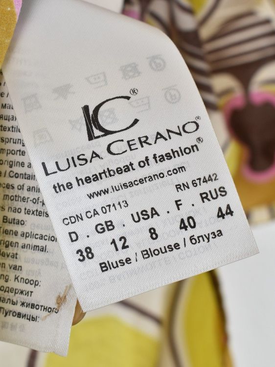 Luisa Cerano Bluse, Gr.38 - Bluse - 2ND STORY