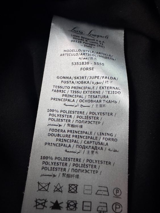 Luisa Spagnoli Rock Gr.M/L, silber metallic, neuwertig - Rock - 2ND STORY