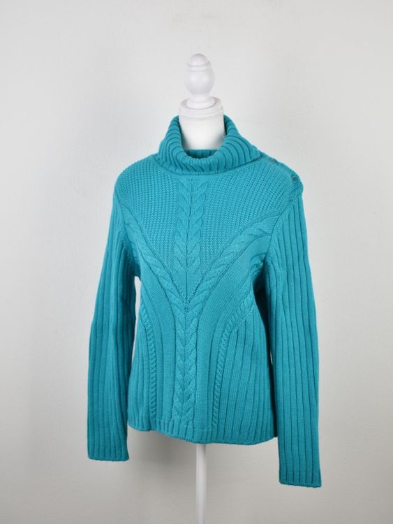 Luisa Spagnoli Rollkragenpullover Gr.L, 100% Wolle - 2ND STORY