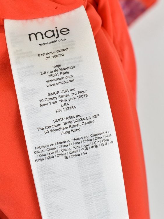 Maje Minikleid, Gr.34, Blumen & Pailletten