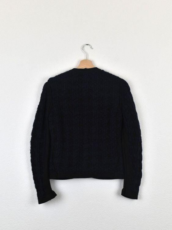 Maje Strickjacke, Gr.3 (38), blau/schwarz - Strickjacke - 2ND STORY