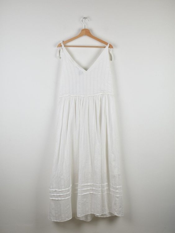 Manor Maxikleid Gr.44, neu, Baumwolle & Leinen