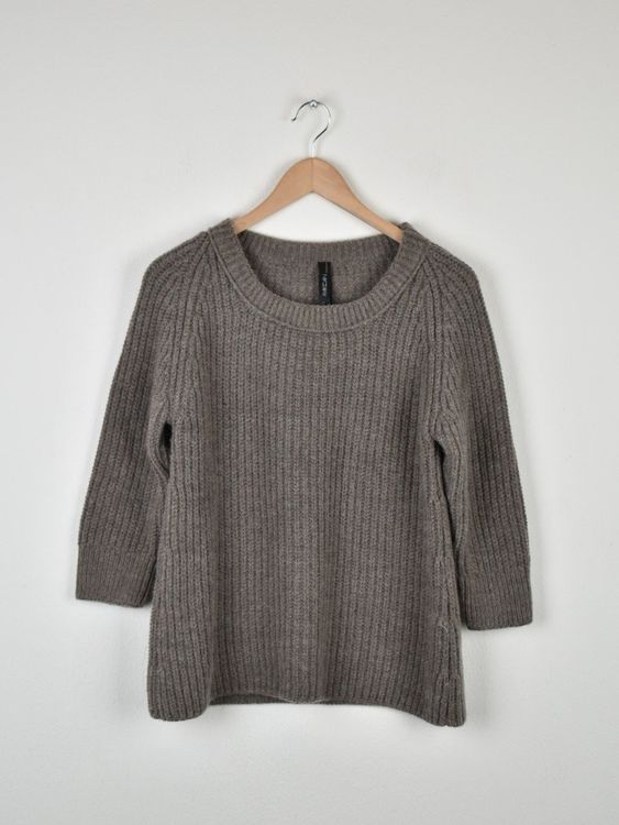Marc Cain Strickpullover Gr.N2, mit Schurwolle & Alpaka - Pullover - 2ND STORY