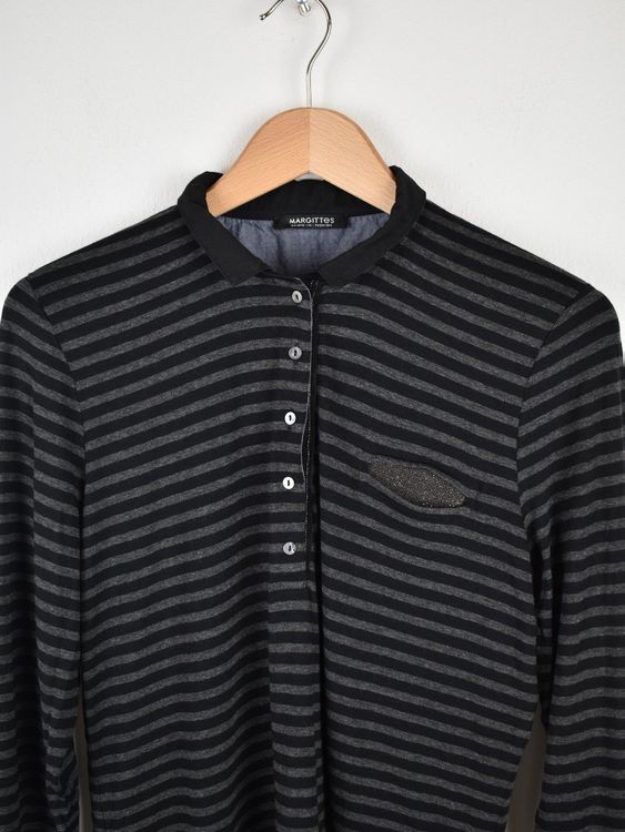 Margittes Langarmshirt Gr.40, 92% Viskose - 2ND STORY