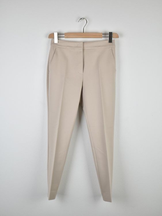 Max Mara Stoffhose Gr.34, beige, 84% Viskose