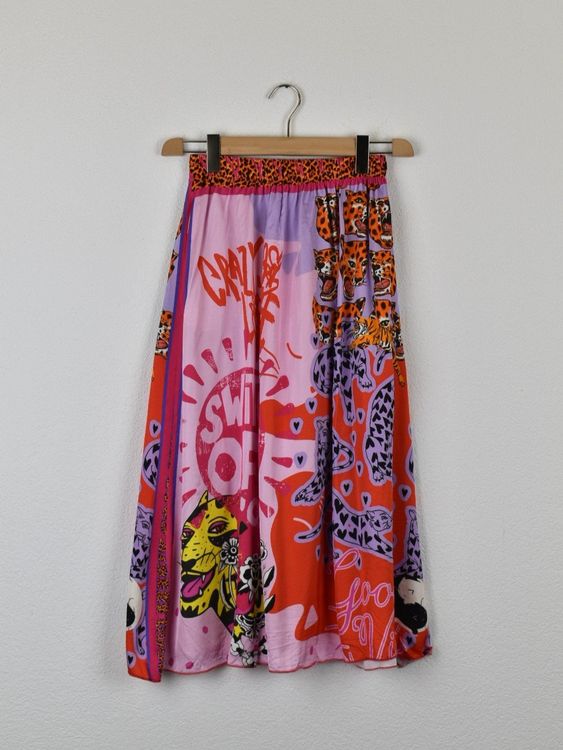 Miss Goodlife Rock, Gr.XS, Viskose-Satin - Rock - 2ND STORY