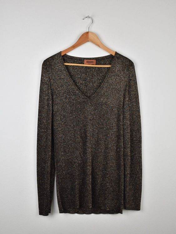 Missoni Pullover, Glitzer, Gr.40/42 (48),neuwertig - 0
