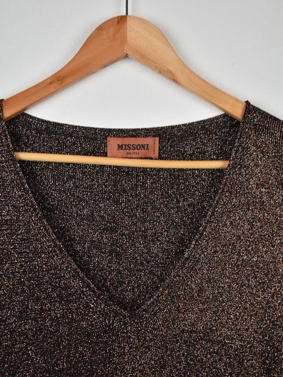 Missoni Pullover, Glitzer, Gr.40/42 (48),neuwertig - 1