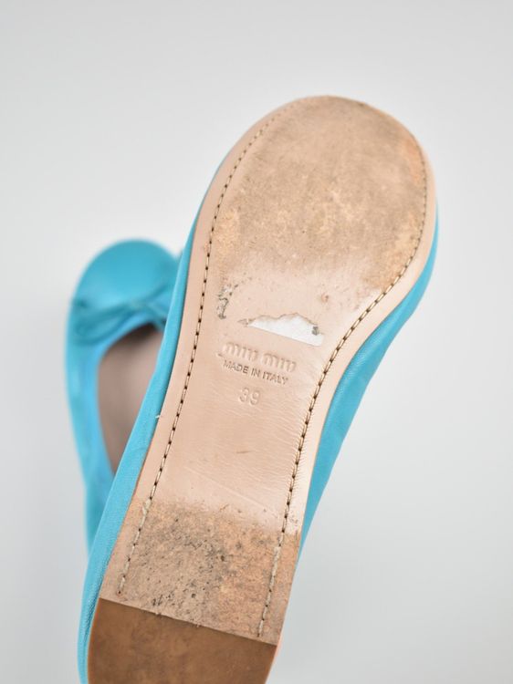 Miu Miu Ballerina Gr.39, Leder - 2ND STORY