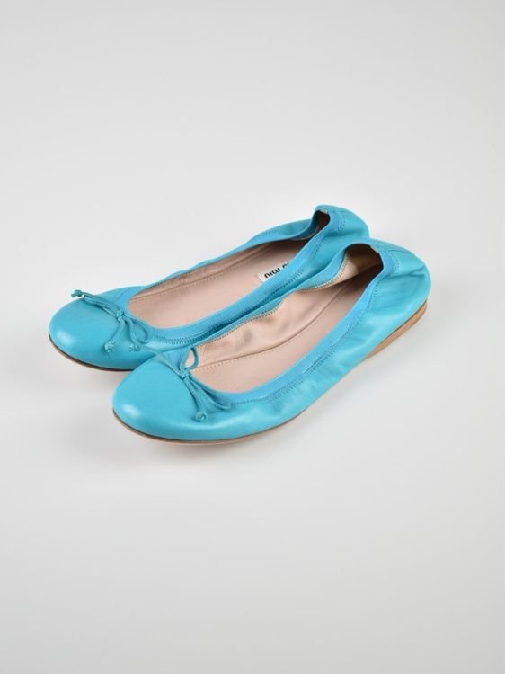 Miu Miu Ballerina Gr.39, Leder - 2ND STORY