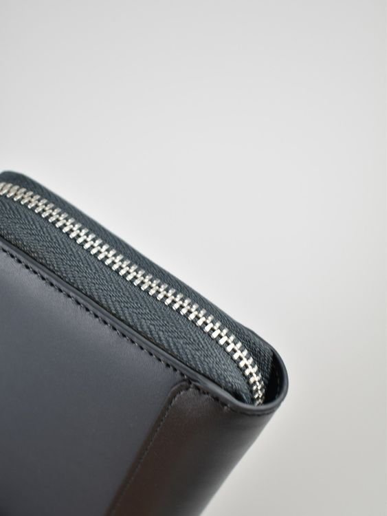 Moleskine Portemonnaie, blau/schwarz, neu, Leder - 2ND STORY