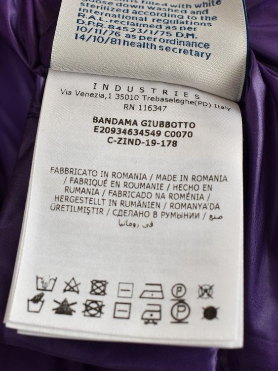 Moncler Bandama Daunenjacke, lila, Gr.4 (40/42), neuwertig - Jacke - 2ND STORY