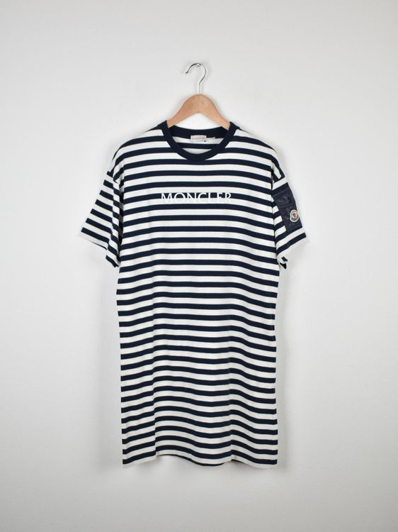 Moncler Jerseykleid Gr.XS/S, oversized, neuwertig, Baumwolle - 2ND STORY