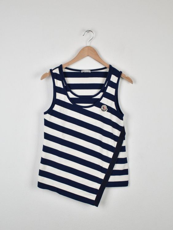 Moncler Tank Top, asymmetrisch, Gr.XS, neuwertig - Top - 2ND STORY