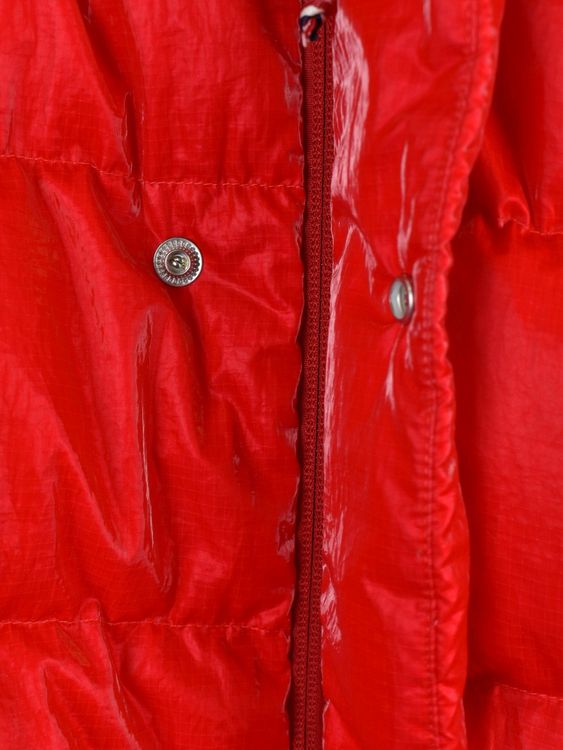 Moncler Verdon Daunenjacke, rot, Lack Nylon, Gr.3 (L) - Jacke - 2ND STORY