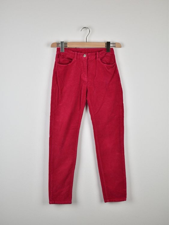 Monnalisa Hose, Samtoptik, Gr.152, himbeere - 2ND STORY