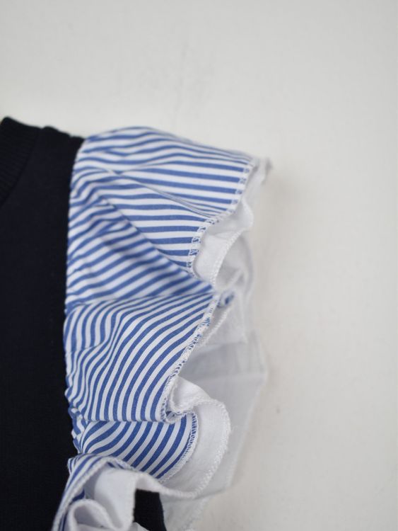 Monnalisa Kleid, Baumwoll - Jersey, Gr.116, blau - Kleid - 2ND STORY